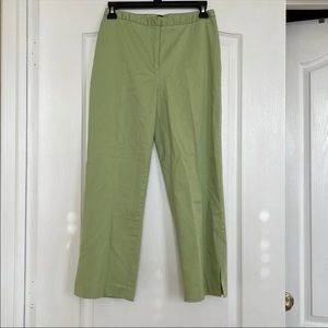 CHARTER CLUB green cropped pants size 2